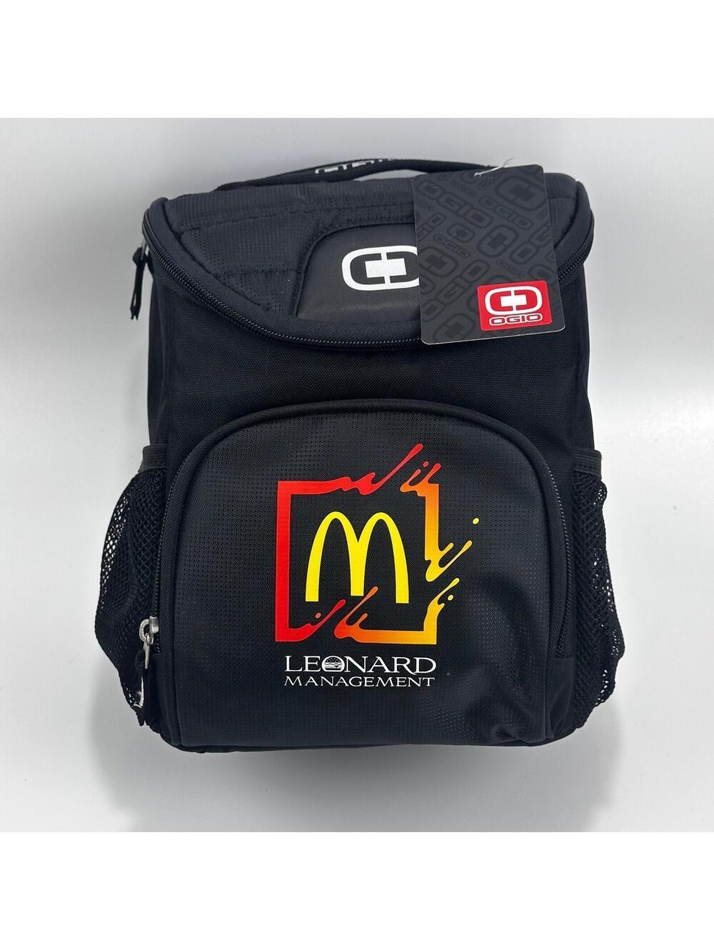 OGIO Cooler Bag Unisex OS Black McDonalds Leonard Management Insulated ZipPocket